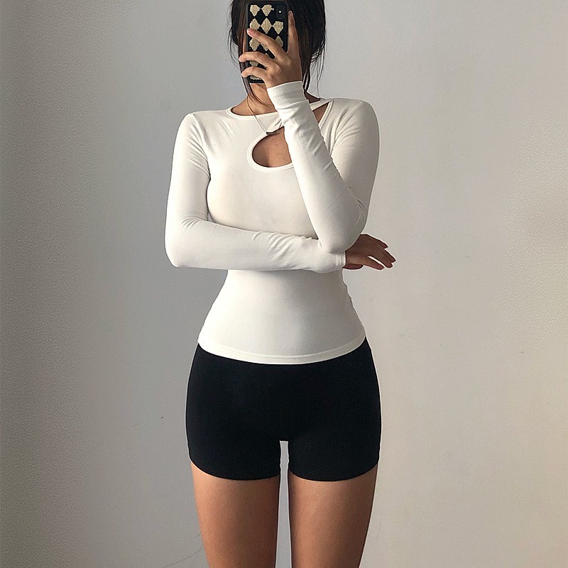 [SIÊU CHCEKCHI ] ÁO BODY NỮ KHOÉT VAI, ÁO THUN LEN NỮ DÀI TAY CỰC PHONG CÁCH (TL1) | BigBuy360 - bigbuy360.vn