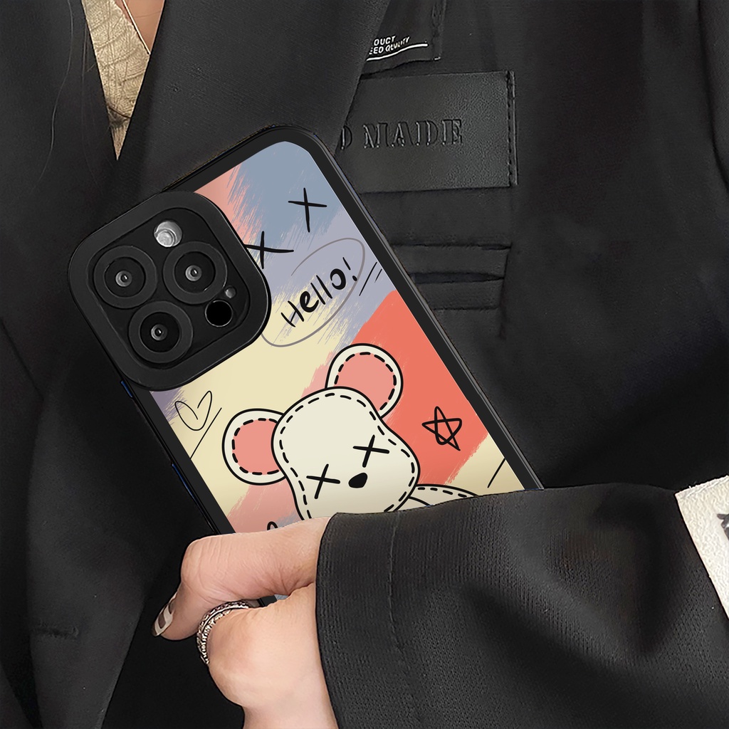 Ốp lưng iphone Candy Kaws cạnh vuông 6/6plus/6s/6splus/7/7plus/8/8plus/x/xs/11/12/13/14/pro/max/promax/plus/shin/case