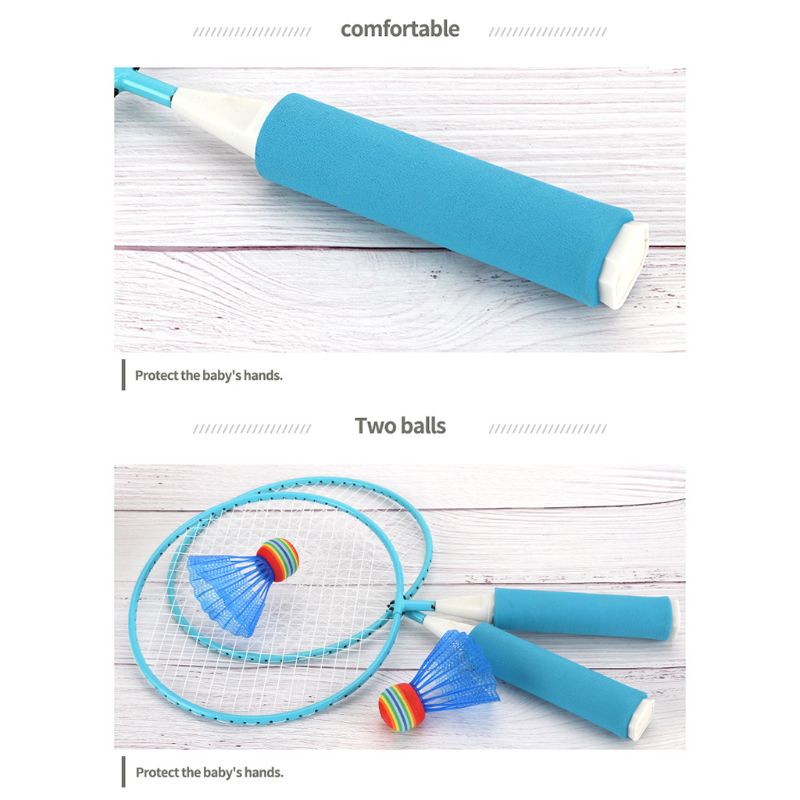 1 Cặp Vợt Cầu Lông + 2 Quả Cầu Lông Thể Thao Cho Bé