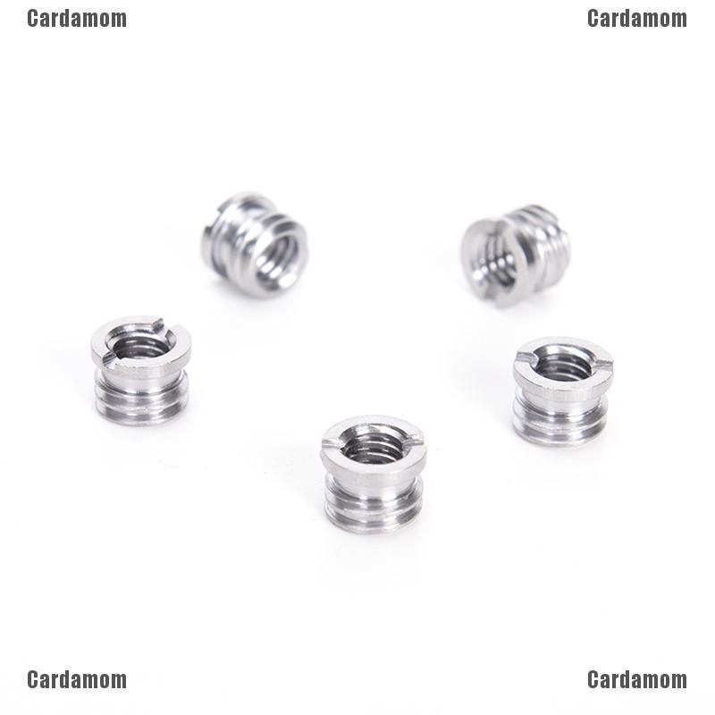 Bộ 5 ốc chuyển đổi từ ren 1/4&quot; sang ren 3/8&quot; dành cho giá đỡ ba chân máy ảnh tiện lợi