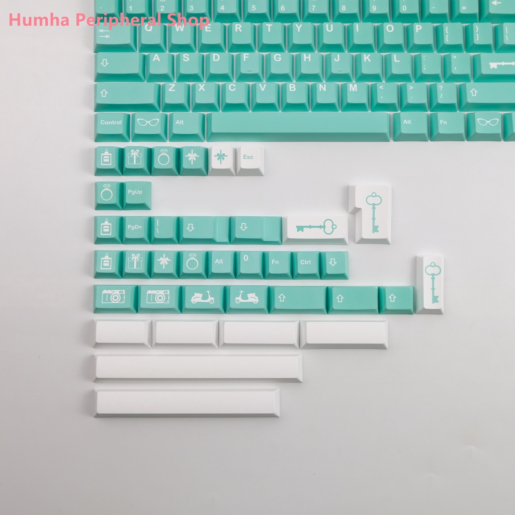 Goodthing Nắp Bàn Phím Cơ 140 Phím Chất Liệu PBT Nhuộm Màu Họa Tiết Cherry profile Cá Tính