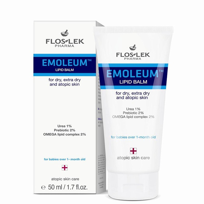 Kem dưỡng ẩm cho trẻ sơ sinh Floslek Emoleum Lipid Balm 50ml