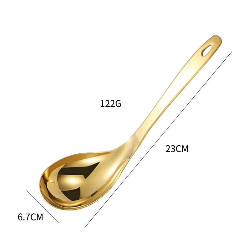 Muỗng Múc Canh Bằng Thép Không Gỉ 304 Cao Cấp