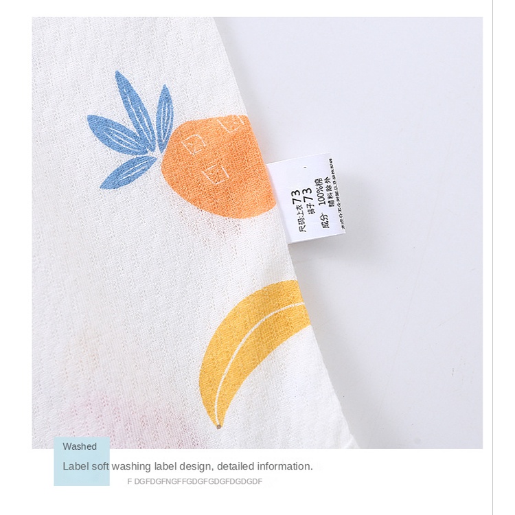 Bộ Áo Liền Quần Tam Giác Vải Cotton Mỏng In Hoạt Hình Dễ Thương Cho Bé Trai Gái 0-24 Tháng Tuổi