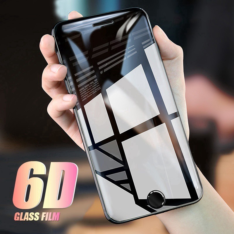 Toughened 6D curved tempered glass for iPhone 6 6S 7 8 6P 7P 8P X