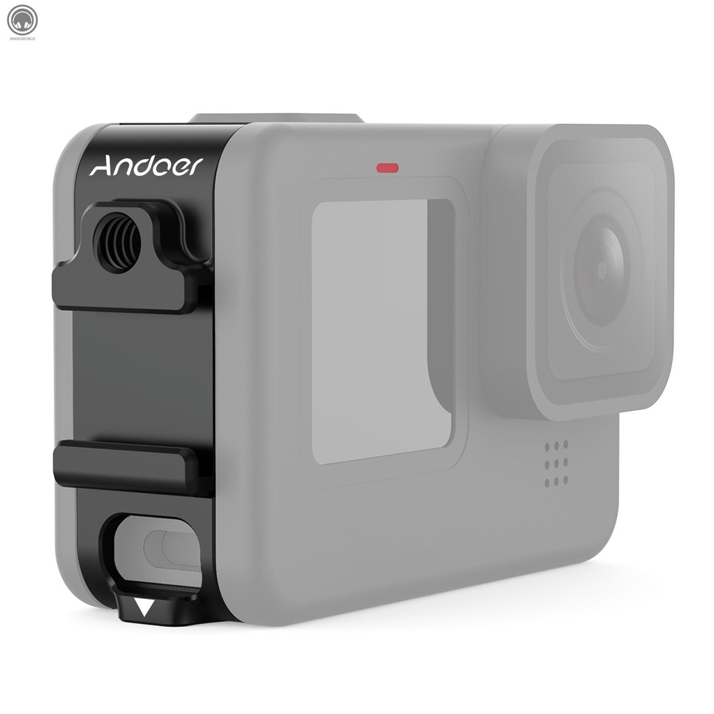 ANDOER Nắp Đậy Pin G9-6 Cho Camera Hành Trình Gopro Hero 9 1 / 4 Inch