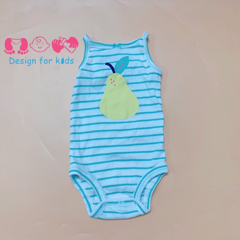 (Size 0- 3m) Body chip ba lỗ / hai dây / cánh tiên / tay bèo hàng xuất dư các hãng cho bé