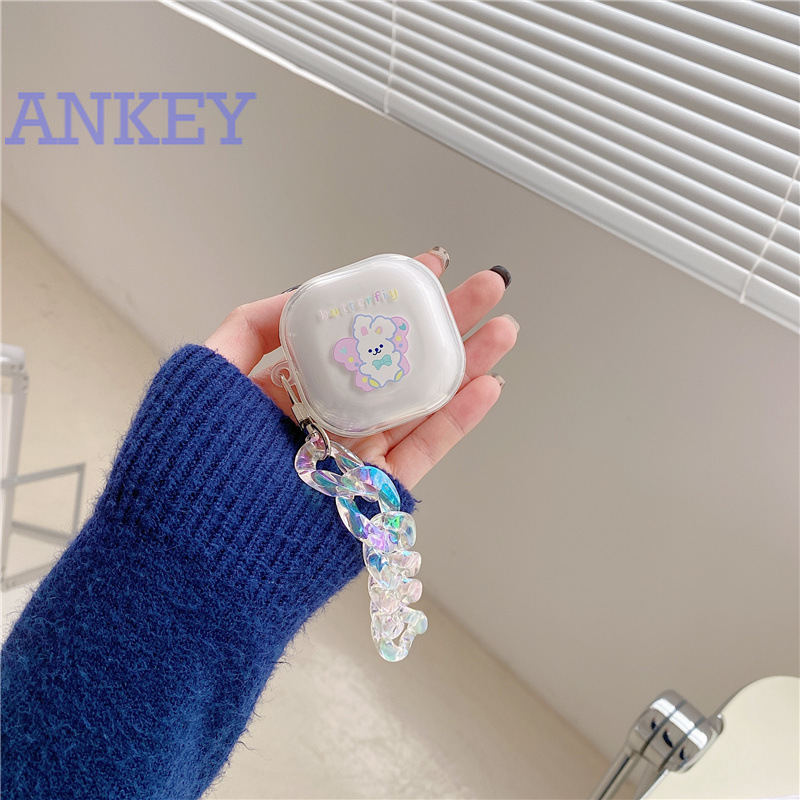 Samsung Galaxy Buds 2 / Buds Pro / Buds Live Ốp bảo vệ TPU silicone mềm hình thỏ cho tai nghe không dây