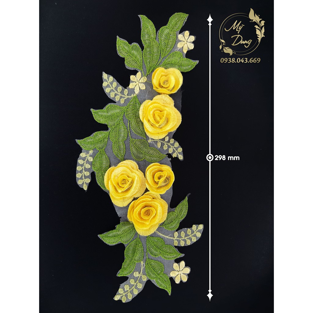 Combo 4 bông vol 3D (nhiều màu) - MS 289707