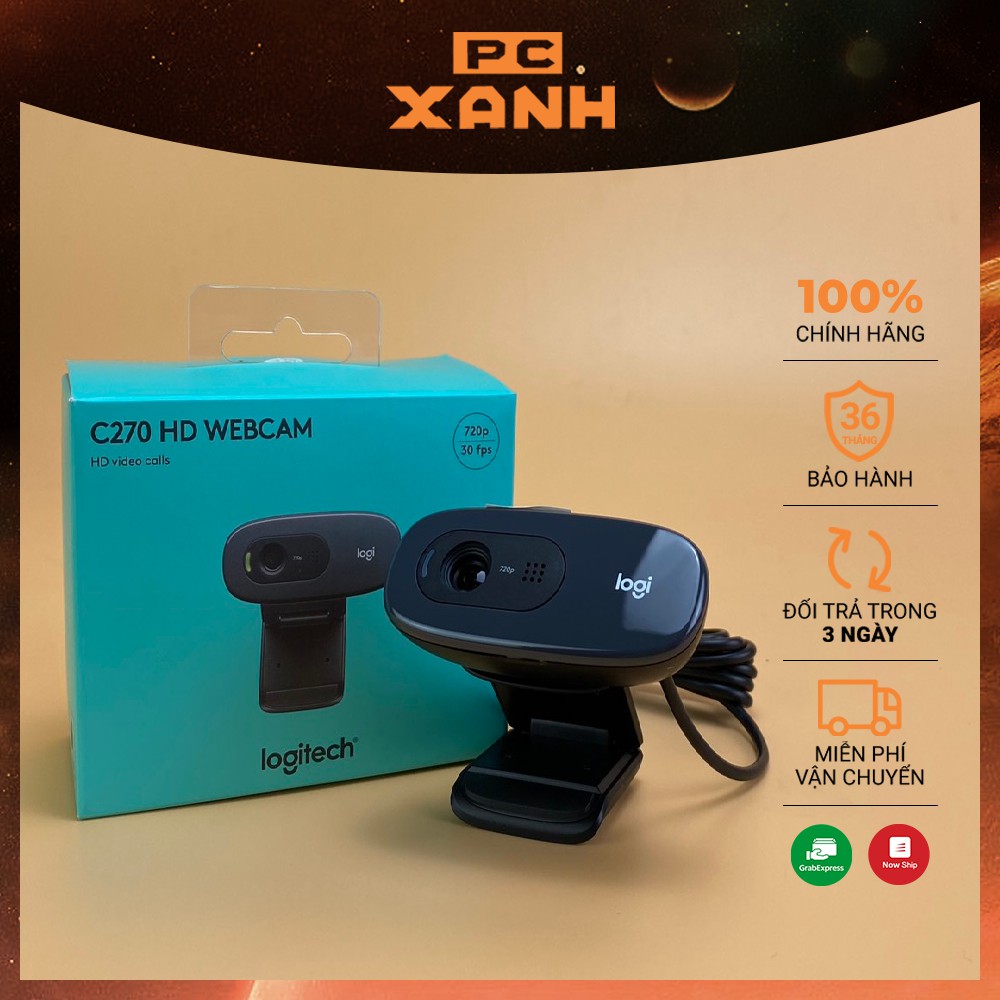 Webcam Logitech C270i chuyên dụng cho Livestream, Làm việc và Học online, Webcam chính hãng Logitech bảo hành 24 tháng | BigBuy360 - bigbuy360.vn