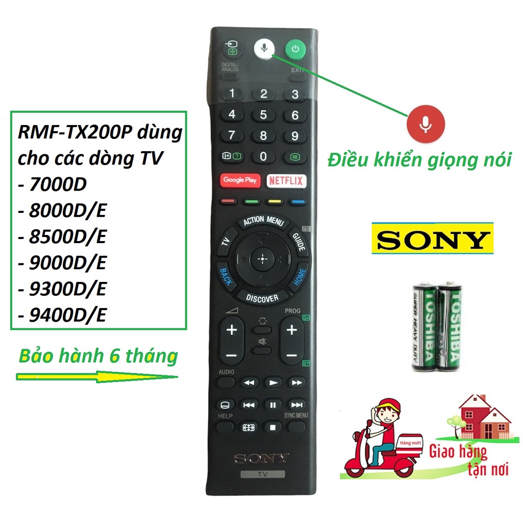 [HÀNG CAO CẤP] Remote Điều Khiển Tivi Sony Giọng Nói RMF-TX200P