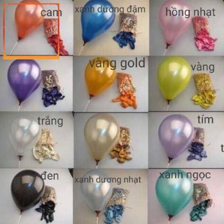 [Rẻ Vô Đich] Sỉ 100 cái bong bóng nhũ, bóng pastel cao su size 30cm