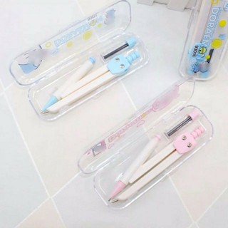 Bộ compa E ke học sinh( kèm ngòi compa- thước- tẩy)