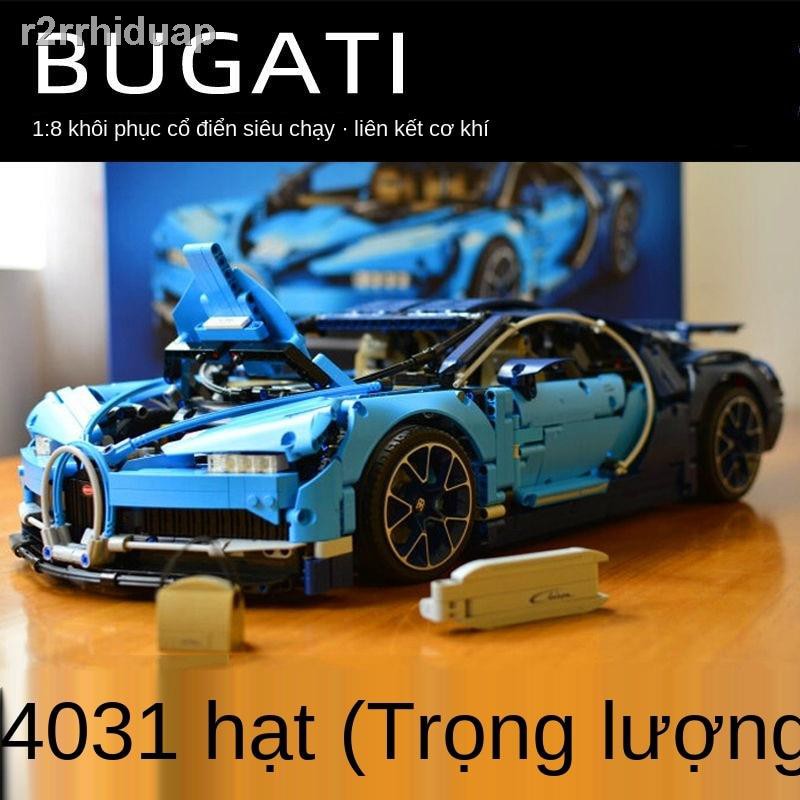 Tương thích với dòng Lego Bugatti xe thể thao dành cho người lớn nhóm cơ khí khó khăn cậu bé lắp ráp khối xây