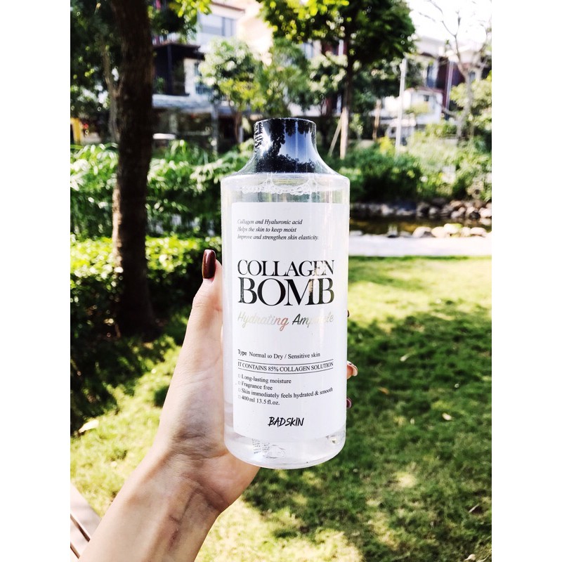 Tinh chất (toner) Cấp Ẩm Collagen Bomb Hydrating Ampoule 400ml BadSkin