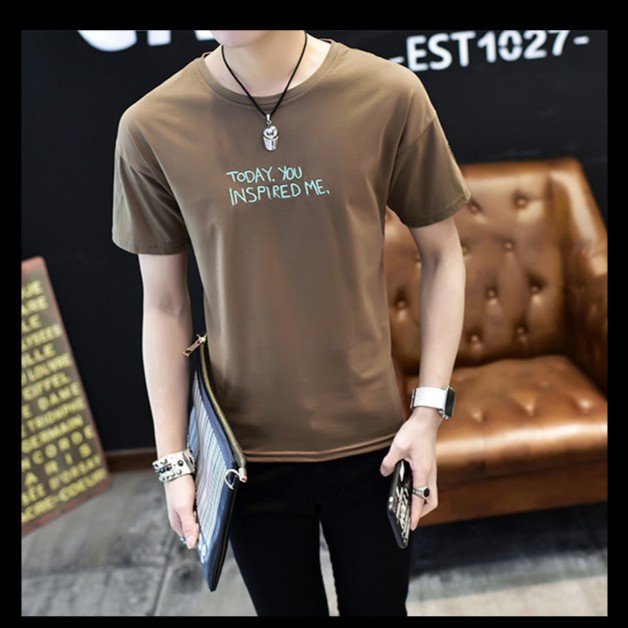 Áo T-Shirt Nam Cộc Tay Áo Xu hướng thanh lịch tuổi từ 18 đến 35