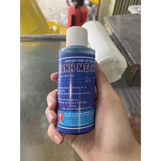 Xanh methylen 100ml sát trùng ngoài da Minh Huy