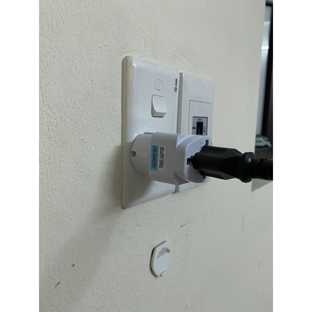 Ổ Chuyển Đổi Phích Cắm Từ 3 Chân Sang 2 Chân Phích Cắm Điện An Toàn Đạt Tiêu Chuẩn Đức Nguồn 220V
