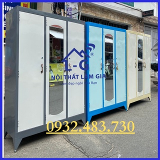 Tủ sắt quần áo cao 1m8 ngang 1m2 full 8 màu sắc siêu sang bền đẹp