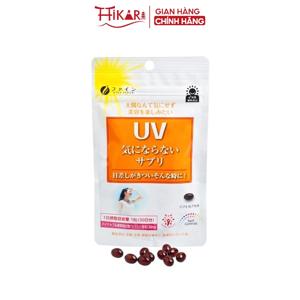 Viên uống chống nắng UV Fine Japan 30 viên/gói