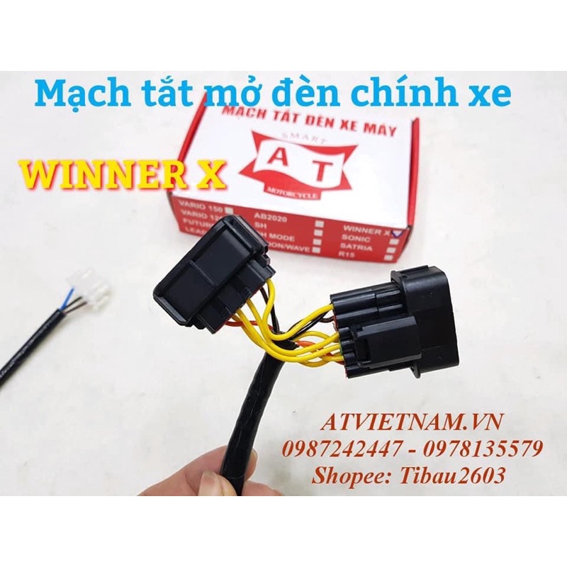 Mạch tắt mở đèn cho Winner X