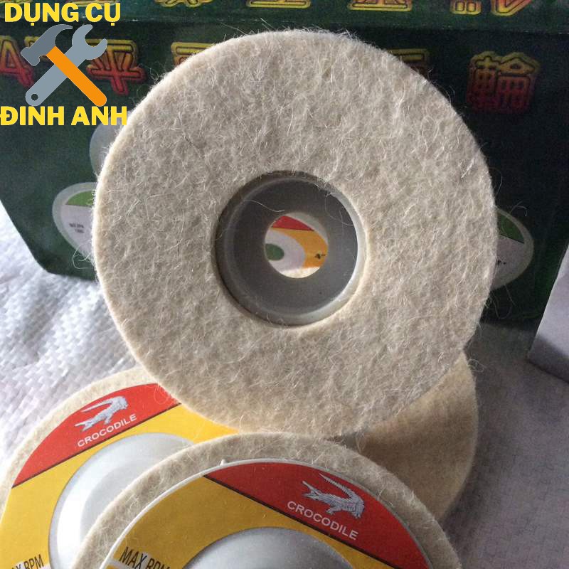 Nỉ trắng đánh bóng inox