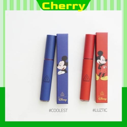 [ Auth-check code]Son Kem 3CE TATTOO LIP TINT - PHIÊN BẢN CHUỘT MICKEY 💝 Son 3CE DISNEY MicKey