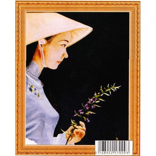 Tranh Thêu Chữ Thập (Thêu Toàn Bộ) Vẻ Đẹp Thướt Tha H1689 (KHÁCH TỰ THÊU) KT: 50X50CM