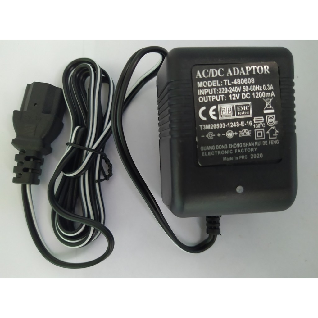 Sạc 3 chân bình ác quy xe máy 12V Bình bơm phun tưới cây có đèn báo sạc đầy bình - Gia dụng Hoàng Điệp