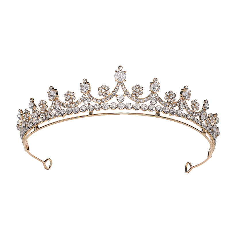 Cài Tóc Hình Vương Miện Đính Đá Lấp Lánh Sang Trọng Độc Đáo