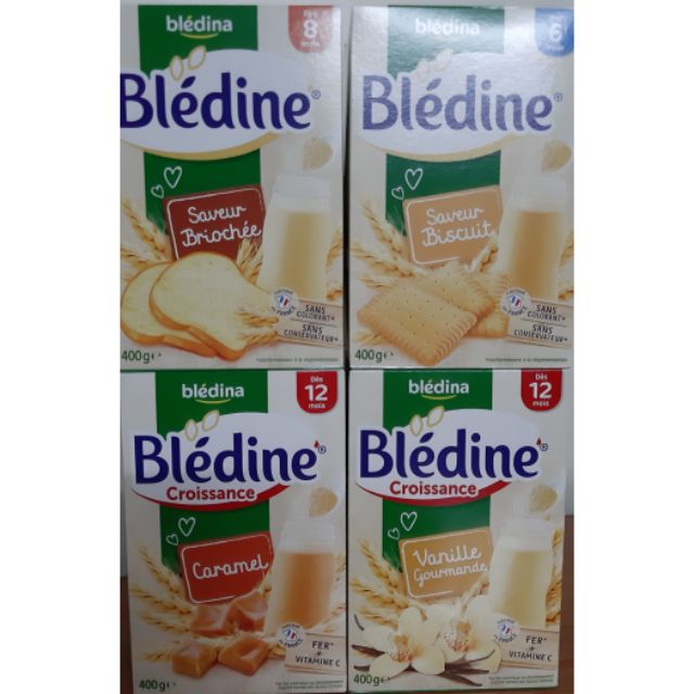 Bột lắc sữa Bledine Pháp hộp 400g date 2022