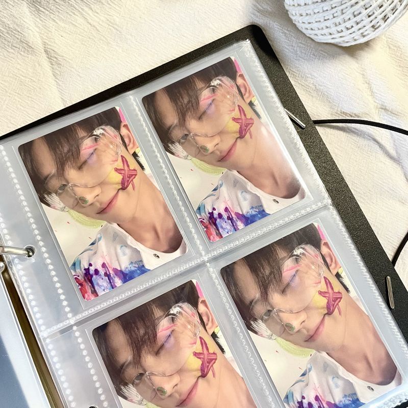 Sổ Còng Binder Thẻ Ảnh Polaroid 4 Ngăn Hình Ngôi Sao Tình Yêu