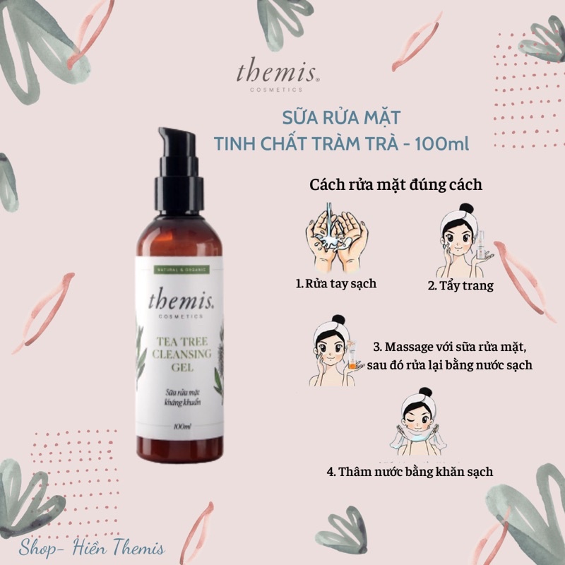THEMIS SỮA RỬA MẶT KHÁNG KHUẨN TRÀM TRÀ