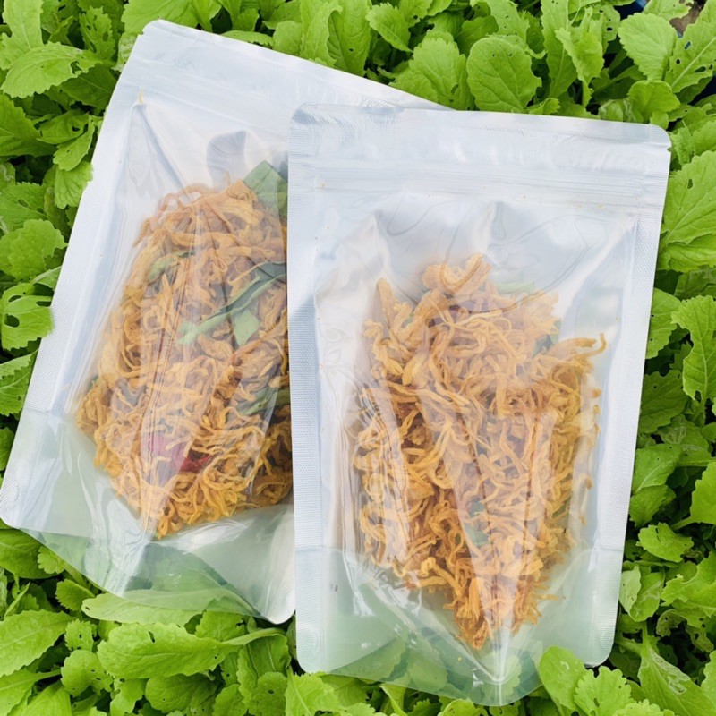 Khô gà lá chanh loại 1 túi zip 200g, có chứng nhận VSATTP. | BigBuy360 - bigbuy360.vn