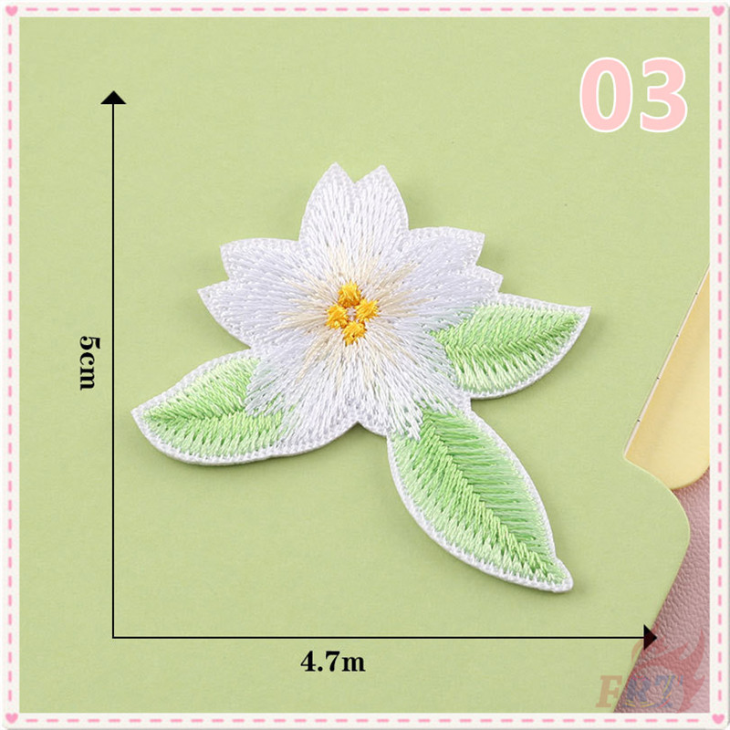 1 Miếng Vá Quần Áo Thêu Hình Hoa Anh Đào