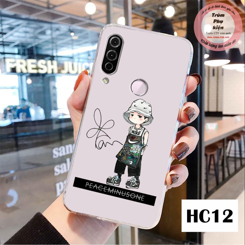Ốp  dành cho Vsmart Joy 3 / Joy 4 dẻo trong Just do it Peaceminusone tách nền Hoa cúc