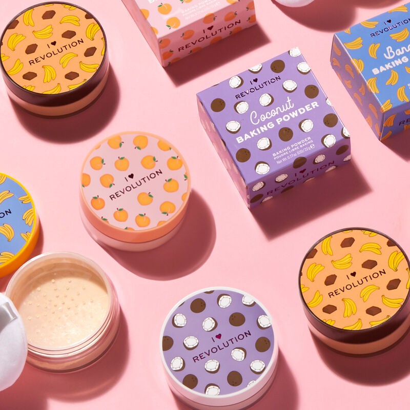 Phấn phủ trái cây Revolution Baking Powder Coconut và Peach | BigBuy360 - bigbuy360.vn