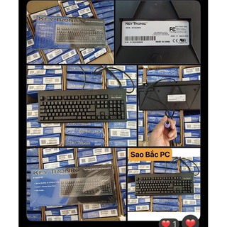 Bàn phím PS2 Key Tronic mới 100% - cổng tròn