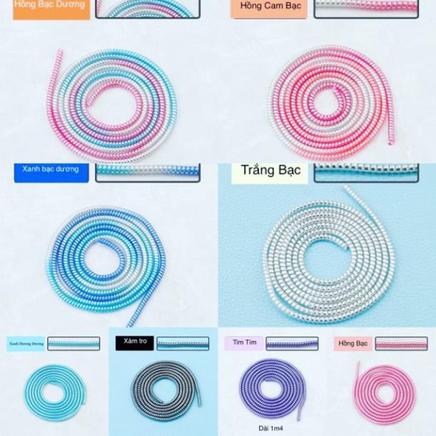 Dây quấn cáp sạc dài 1m4