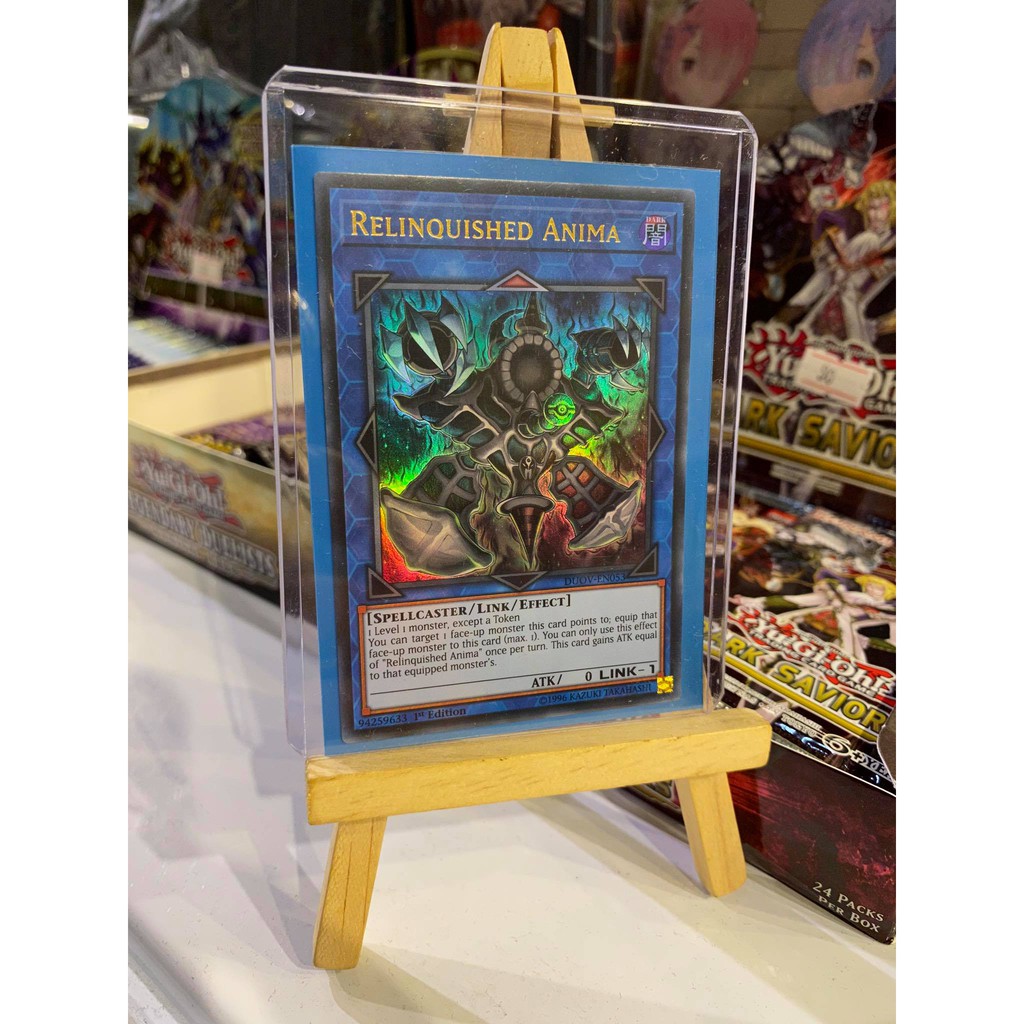 Lá bài thẻ bài Yugioh Relinquished Anima - Ultra Rare - Tặng bọc bài nhựa bảo quản