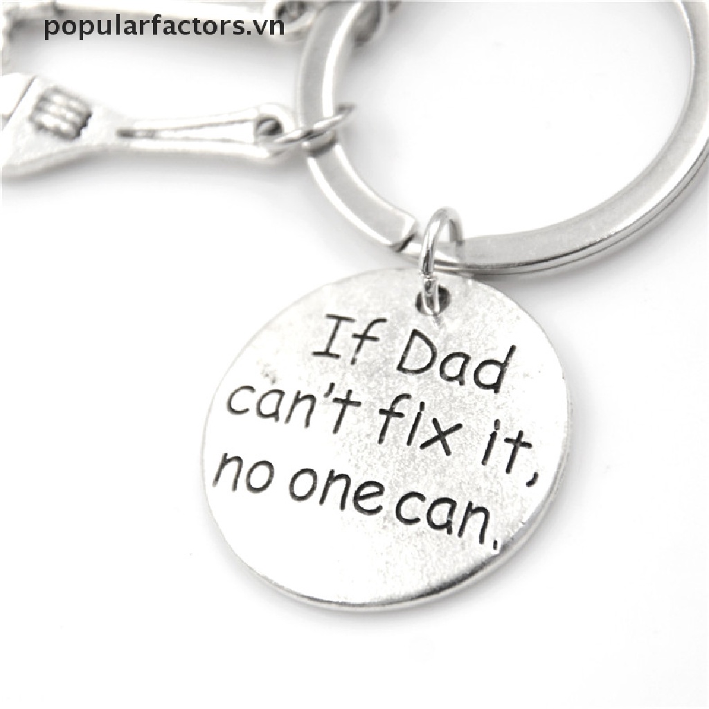Móc Khóa In Chữ If Dad Can 'T Fix It No One Can Hand Tool Làm Quà Tặng Dadaddy