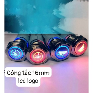 CÔNG TẮC 16MM LED LOGO ( HONDA, YAMAHA,SUZUKI)