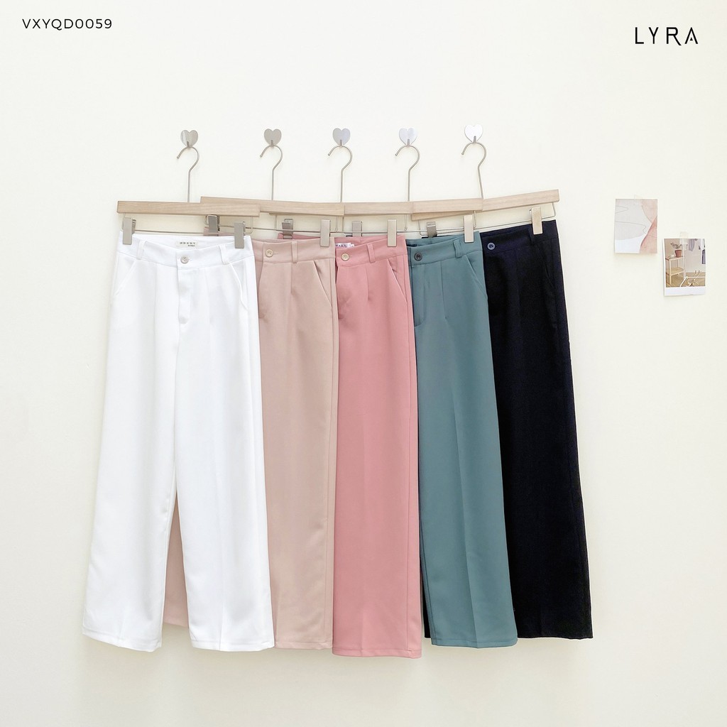 Quần suông nữ LYRA, vải tuyết mưa hàn cao cấp culottes trẻ trung, hợp thời trang- VXYQD0059