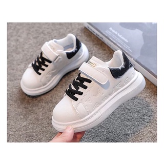 Giày thể thao trắng sneaker bé trai , bé gái thời thượng dễ phối đồ