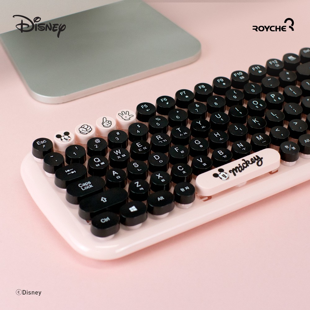 Bàn phím không dây Disney chính hãng nhập khẩu Royche kết nối USB nhiều mẫu mã