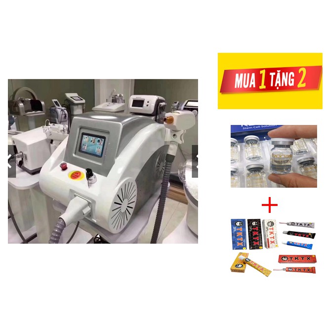 Máy Laser YAG Xóa Xăm , Nám, Tàn Nhang, Bắn than Cacbon - Bảo hành 6 tháng máy