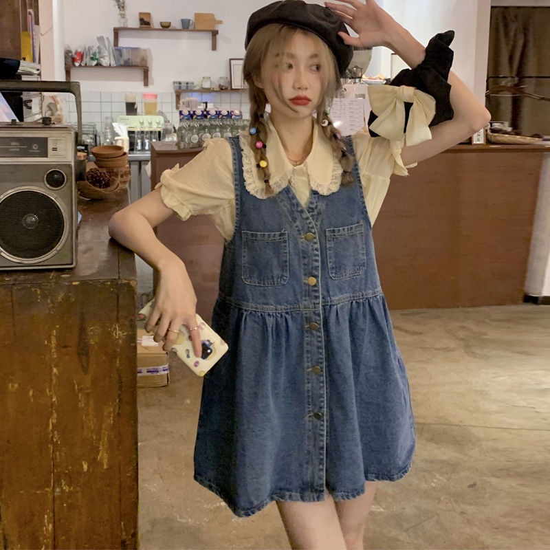 Jiashucheng Đầm Chữ A Không Tay Phong Cách Retro Thời Trang Mùa Hè Dành Cho Nữ