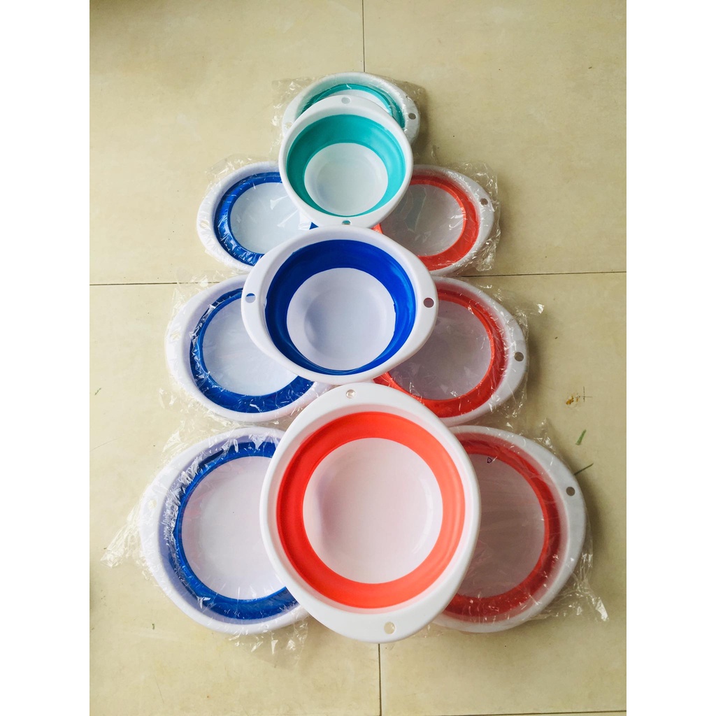 CHẬU TRỘN MỒI SILICON ĐỦ SIZE CÓ 3 MÀU - HALONG FISHING - CAM KẾT CHẤT LƯỢNG