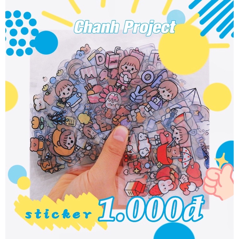 Hình dán ngẫu nhiên - Sticker - Chanh Project