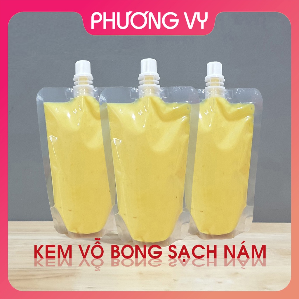 200g Kem vỗ bong, nguyên liệu SPA làm sạch nám và dưỡng trắng da, spa, kem nám.